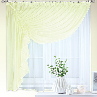 Тюль Nivasan Ромео 2.8x1.7 м (лимон) (лимон)