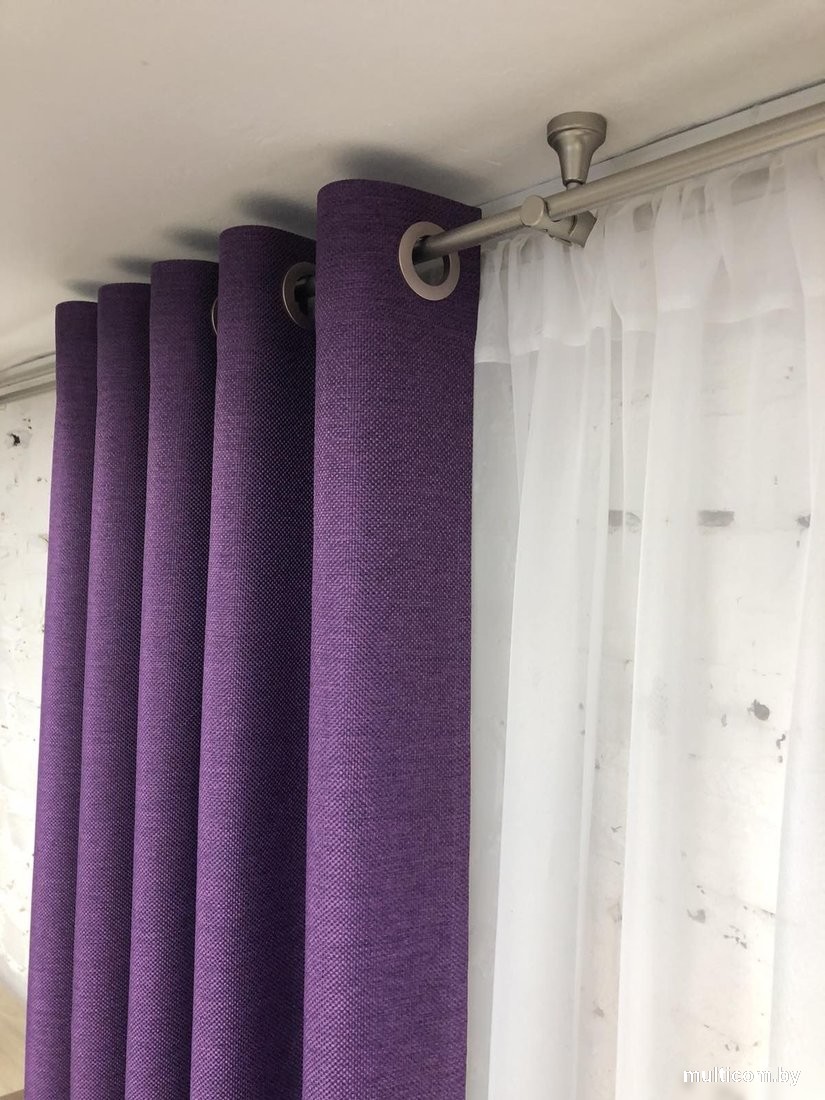 Комплект штор Модный текстиль 06L 112MT222611 (260x210, 2шт, фиолетовый)