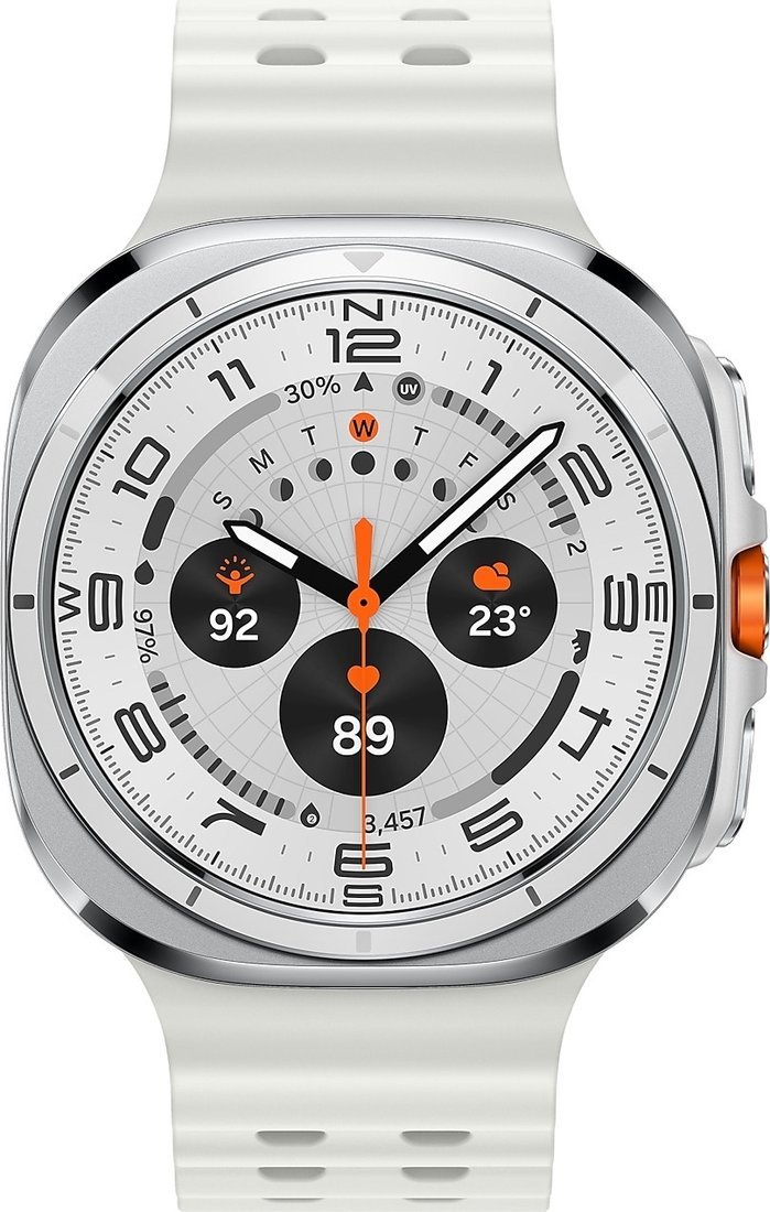 Умные часы Samsung Galaxy Watch Ultra 2025 47 мм LTE (белый титан)
