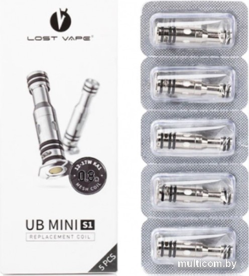 Набор испарителей Lost Vape UB Mini S3 (0.6 Ом, 5шт)