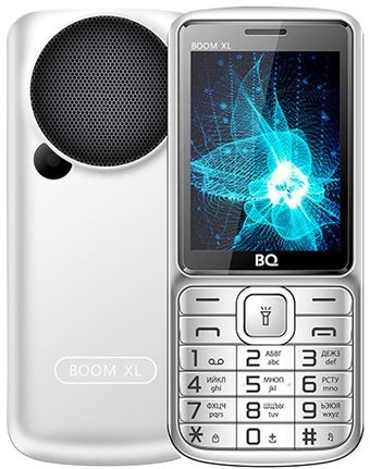 Кнопочный телефон BQ BQ-2810 Boom XL (серебристый)