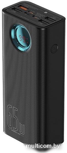 Внешний аккумулятор Baseus Amblight Digital Display Fast Charge Power Bank 65W 26800mAh (черный)