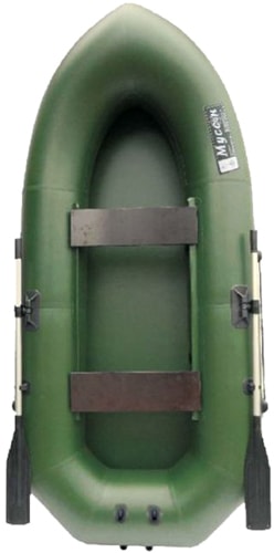 Моторно-гребная лодка Муссон К-280 (зеленый)