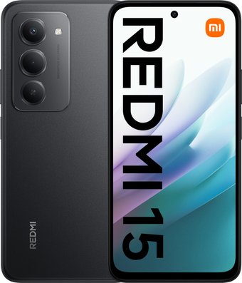 Телефон Xiaomi Redmi 15 4G 8GB/256GB европейская версия (черный)