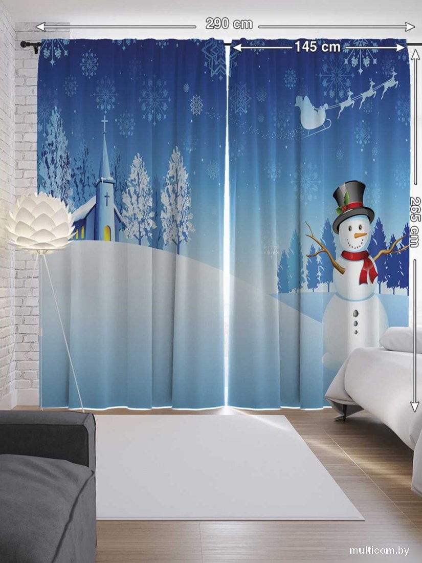 JoyArty Лесной снеговик p_20029 (145x265)