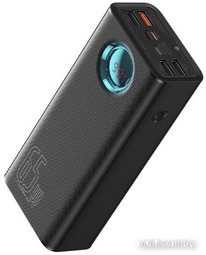 Внешний аккумулятор Baseus Amblight Digital Display Fast Charge Power Bank 65W 26800mAh (черный)