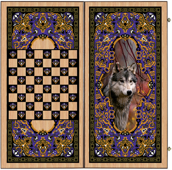 Шашки/нарды РФН Сирия Волк rasvolk60