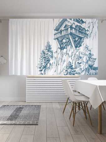 Комплект штор JoyArty Опасное жилье 1.45x1.8 м pox_14931_145x180 (2 шт)