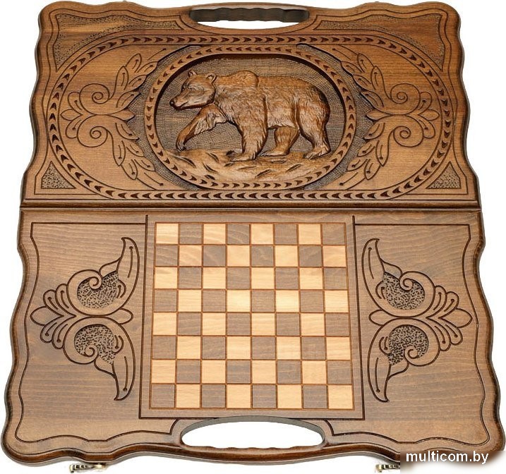 Шашки/нарды Haleyan Медведь kh021-5
