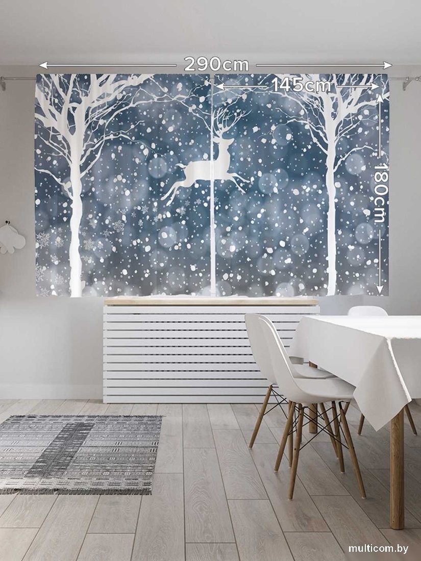 JoyArty Летящий олень p_21456 (145x180)