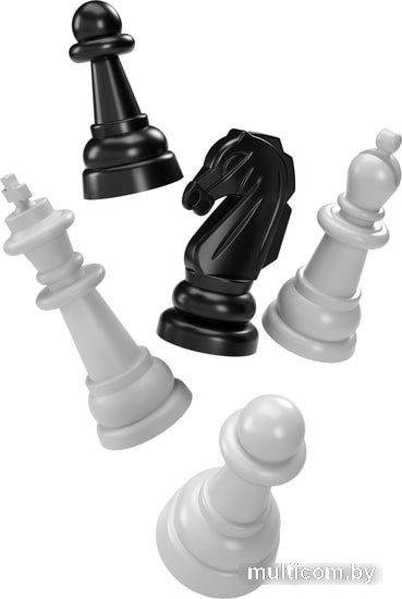 Шахматы/шашки Десятое королевство 03885 (серый)