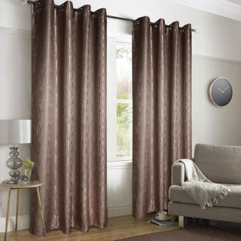 Комплект штор Nivasan Модерн-8 на люверсах 150x260 Hg.Md.L-8 (коричневый)