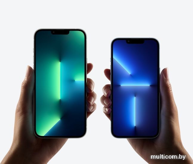 Смартфон Apple iPhone 13 Pro Max 128GB Восстановленный by Breezy, грейд B (альпийский зеленый)