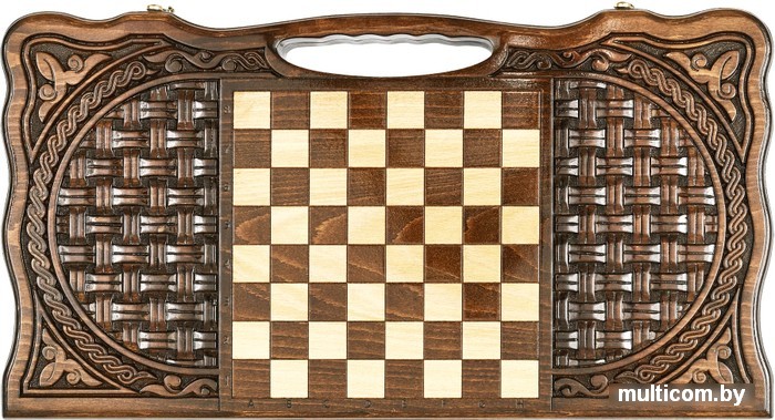 Шашки/нарды Haleyan Армянский узор 11 с ручкой kh064-6