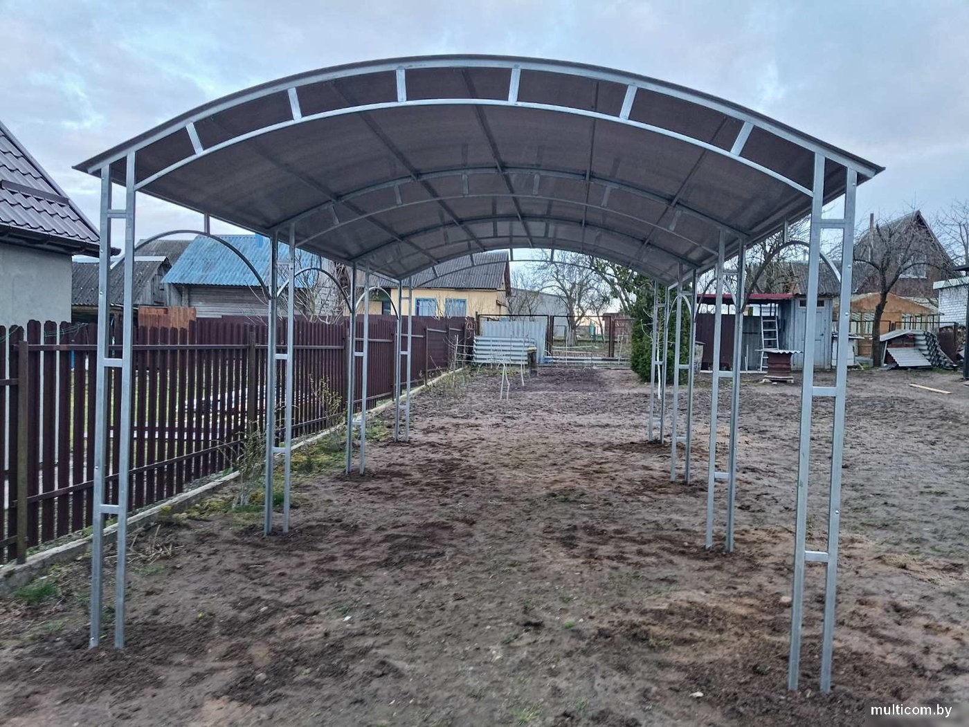 Навес для автомобиля Импласт 3.7х6м 15152 (каркас)