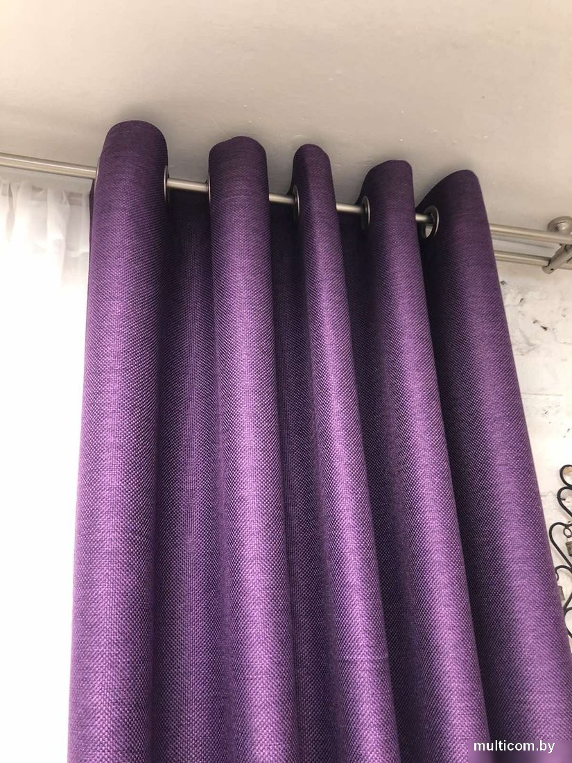 Комплект штор Модный текстиль 06L 112MT222611 (260x210, 2шт, фиолетовый)