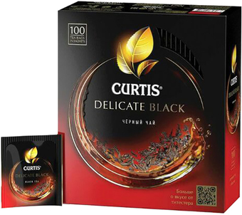Черный чай Curtis Delicate Black 100 шт
