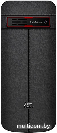 Кнопочный телефон BQ-Mobile BQ-2455 Boom Quattro (черный)