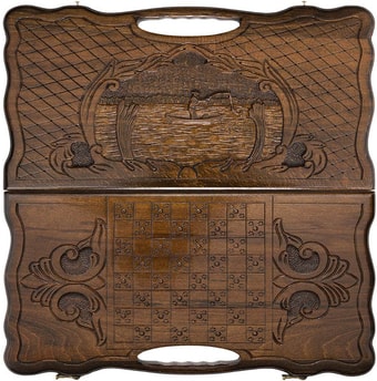 Шашки/нарды Haleyan Рыбак kh011-5