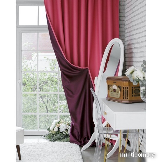 Штора Этель 4300903 2.7x3 м (розовый, 1 шт)