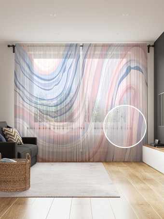 Комплект штор JoyArty Абстракция 1.45x2.65 м tul_18907_145x265 (2 шт)