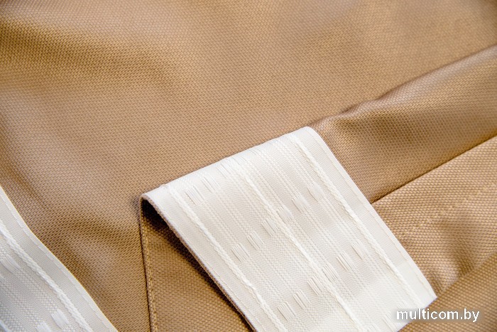 Комплект штор Decoretto Канвас теплый КТП-K33 1.88x2.6 м (песочный, 2 шт)