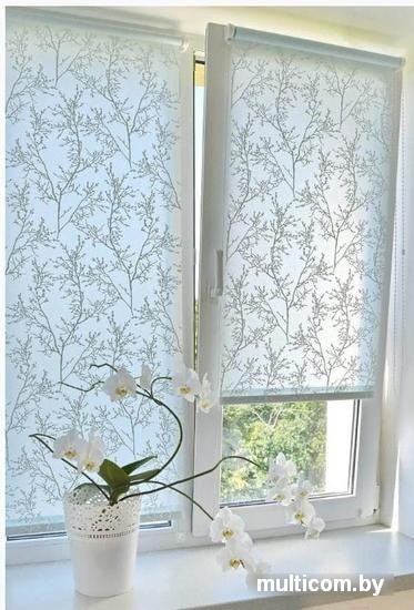 Мини рулонные шторы Delfa Сантайм Глория СРШ-01М 2951 57x170, (эрика)