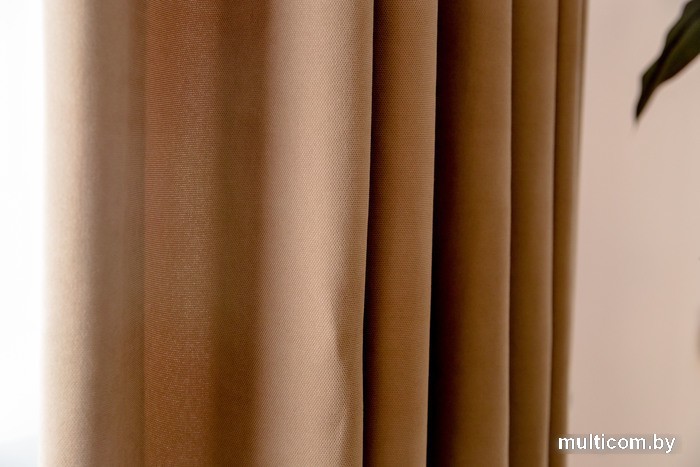 Комплект штор Decoretto Канвас теплый КТП-K33 2.25x2.6 м (песочный, 2 шт)