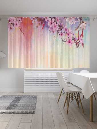 Комплект штор JoyArty Дыхание весны 1.45x1.8 м pox_21154_145x180 (2 шт)