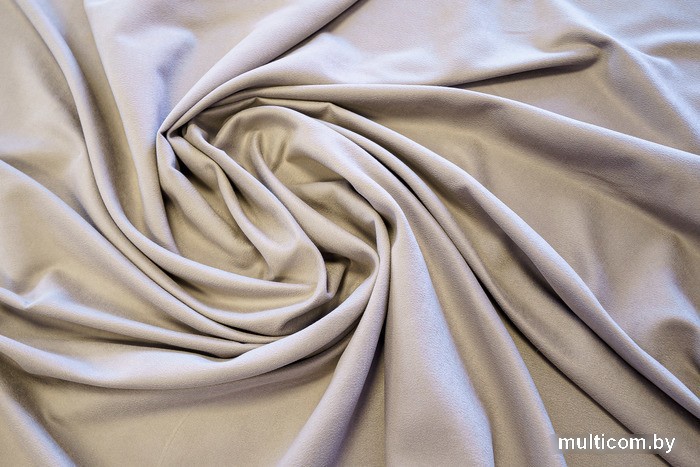 Комплект штор Decoretto Нубук НСС-K17 1.25x2.6 м (светло-серый, 2 шт)