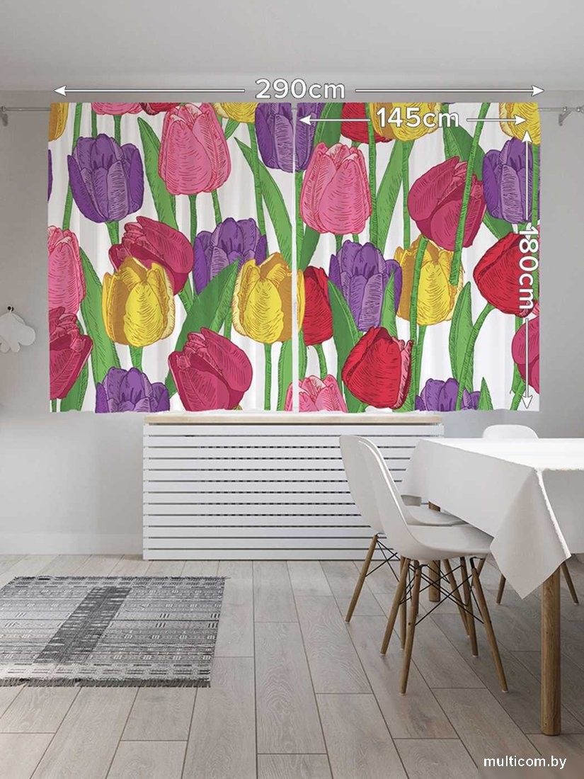 JoyArty Поляна тюльпанов p_17761 (145x180)