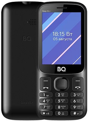 Кнопочный телефон BQ BQ-2820 Step XL+ (черный)