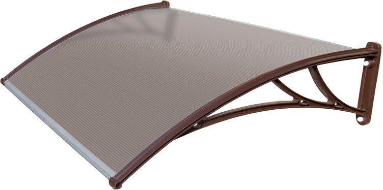 Козырек Krovent Faracs КК-ПБ 1500мм (бронзовый/коричневый)