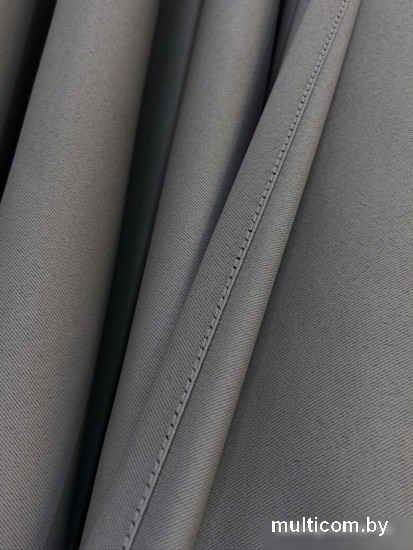 Комплект штор Модный текстиль Блэкаут 112МТ-20blak 2.6x4 (2 шт, тепло серый)
