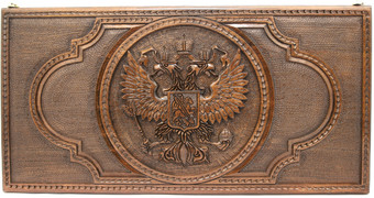 Шахматы/нарды Simonyan Герб РФ 1 as013
