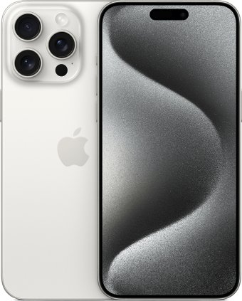 Телефон Apple iPhone 15 Pro Max 256GB (белый титан)