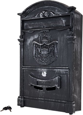 Почтовый ящик Аллюр №4010В (старое серебро)