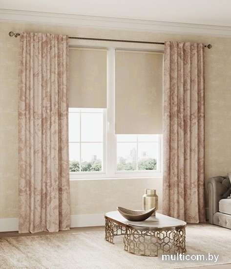 Штора Legrand Карара 1.5x2.6 м (пепел розы)