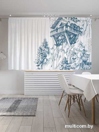 Комплект штор JoyArty Опасное жилье 1.45x1.8 м pox_14931_145x180 (2 шт)