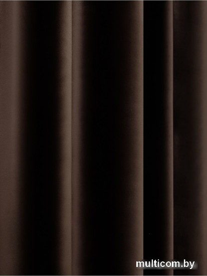 Комплект штор Soft Lines Бархат 9102G-E11 1.5x2.4 м (шоколад, 2 шт)