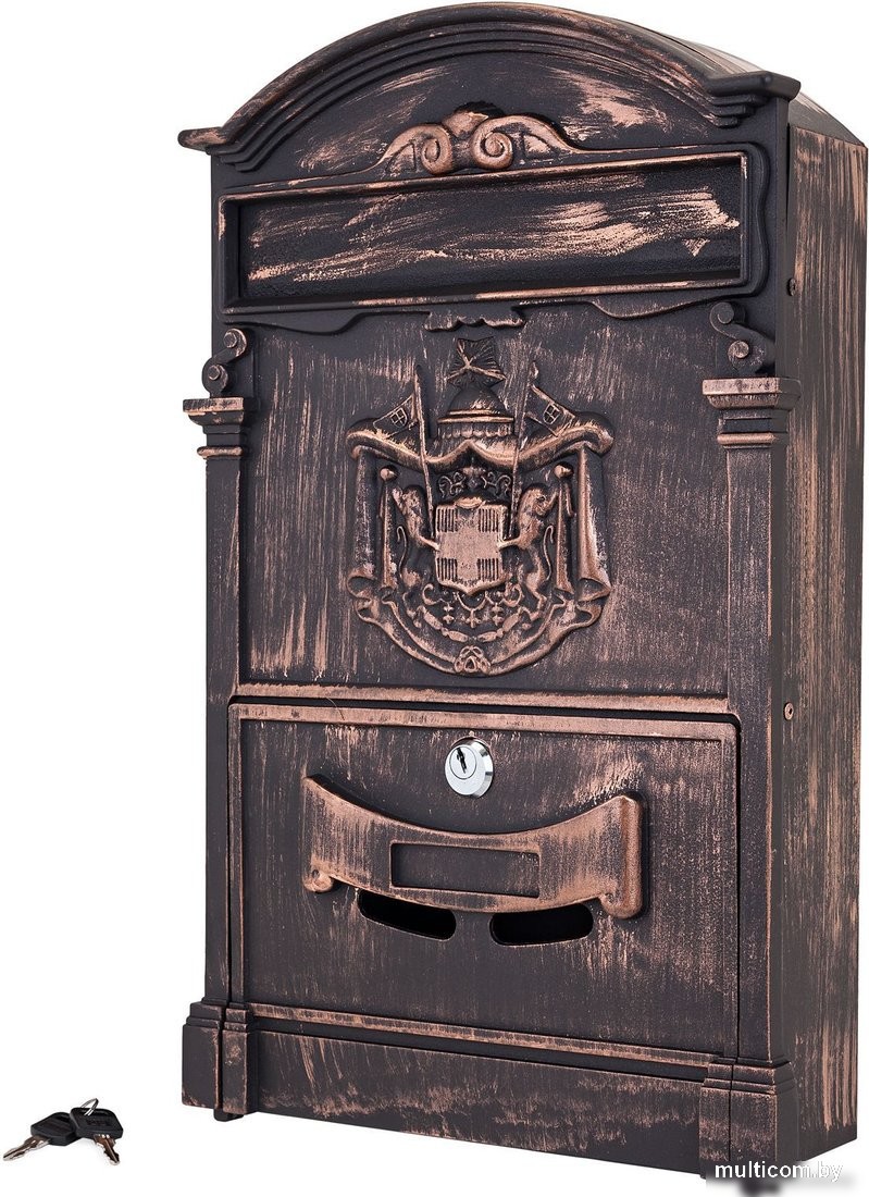 Почтовый ящик Аллюр №4010В (старая медь)