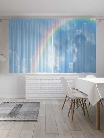 Комплект штор JoyArty Радуга в небе 1.45x1.8 м pox_38505_145x180 (2 шт)
