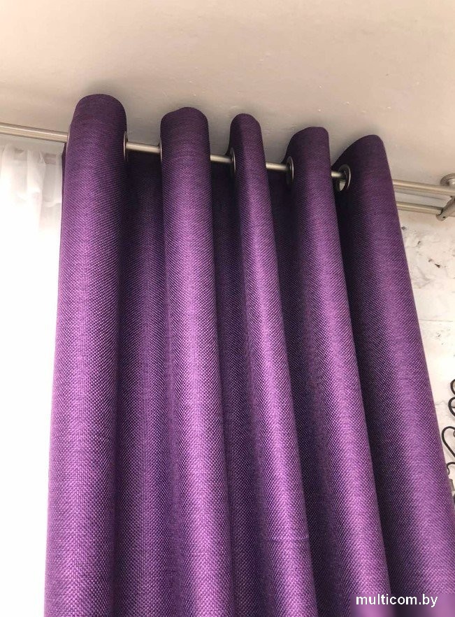 Комплект штор Модный текстиль 03L 112MT222611 (260x150, 2шт, фиолетовый)