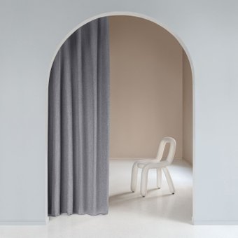 Штора Волшебная ночь Рогожка 200x270 772364 (базальт)