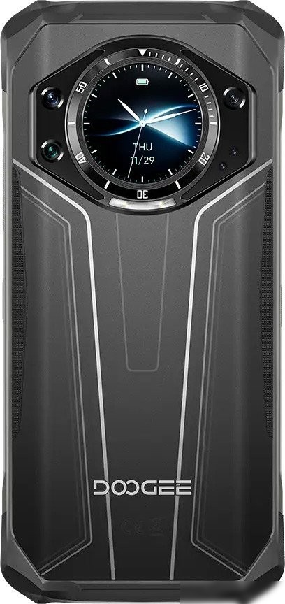 Телефон Doogee S119 8GB/512GB (черный/серебристый)