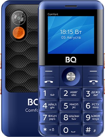 Кнопочный телефон BQ BQ-2006 Comfort (синий)