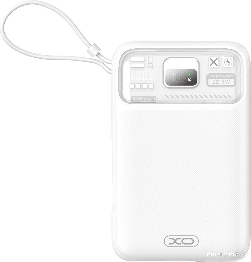 Внешний аккумулятор XO PR243 10000mAh (белый)