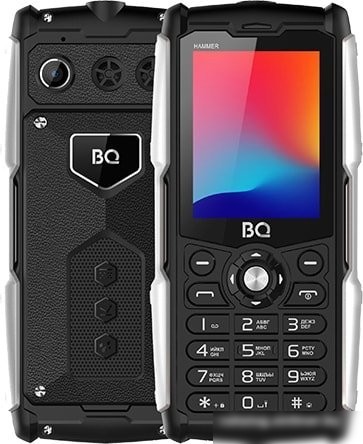 Кнопочный телефон BQ BQ-2449 Hammer (черный)