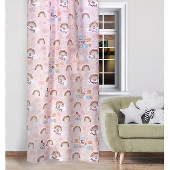 Штора Этель Pink Rainbow 1.45x2.6 м (1 шт)