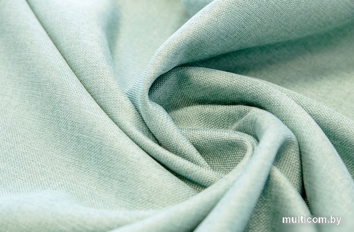 Комплект штор Decoretto Рогожка лагуна РЛ-K15 2.13x2.6 м (бирюзовый, 2 шт)